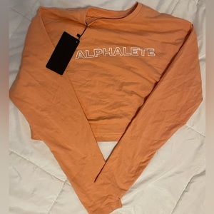 NWT Alphalete long sleeve crop